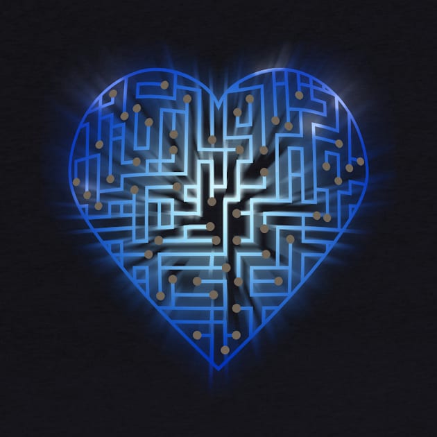 TechHeart (blue) by Godot